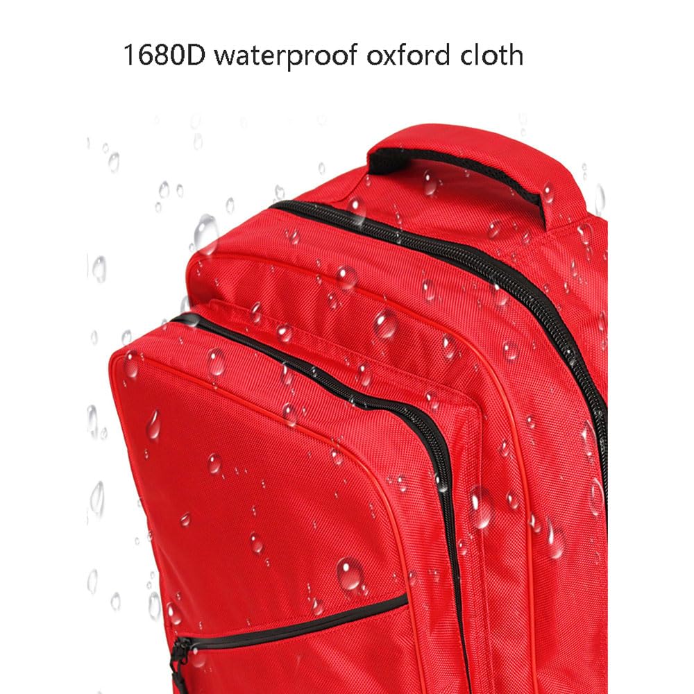 Bolsa de espada para esgrima, mochila de almacenamiento impermeable para dos espadas, tela 1680D duradera para espadas y equipos de aluminio, medidas 110 x 34 x 30 cm