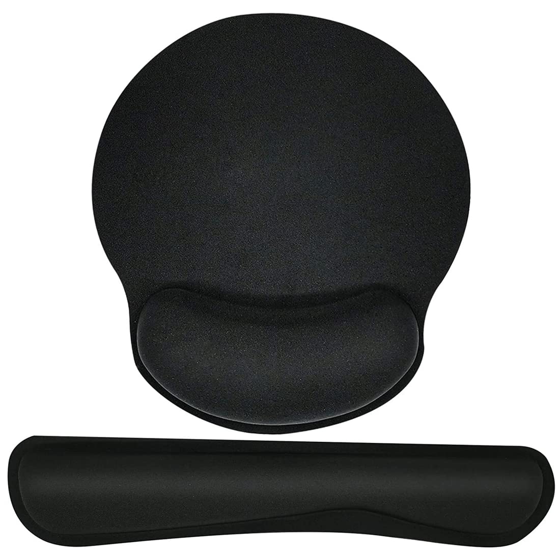 LinJie Mouse Pad Wrist Rest, With Gel Wrist Guard And Comfortable Mouse Pad，Ergonomic Anti Slip Comfort Memory Foam Wrist Guard, Rubber Base，Suitable For Office、Games