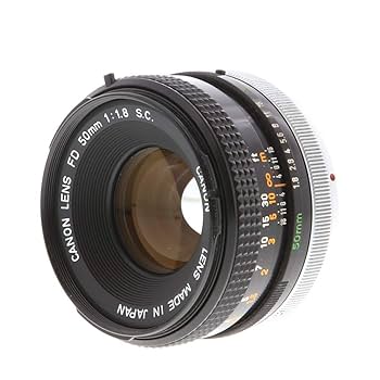 美品 Canon AE-1 + FD 50mm F1.8 S.C. AA3844 Amazon.com: Canon 50MM f1.8 FD Mount Lens for SLR Canon A-1