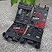 Cuzmak 1-Pack Tactical Belt Clips Universal Utility EDC Belt Clip Outdoor Loops Camping Knife Blade Lock Large with Hardware for Holsters or Mag Pouches Sheath Tools
