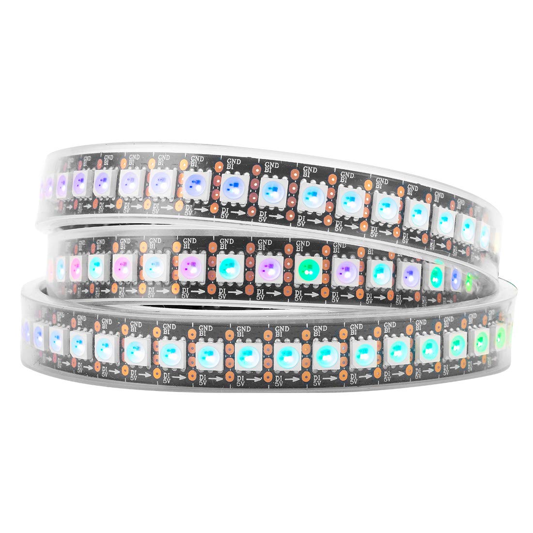 BTF-LIGHTING WS2813 (Actualización de WS2812B) Tira LED RGB 5M 30Píxeles/m