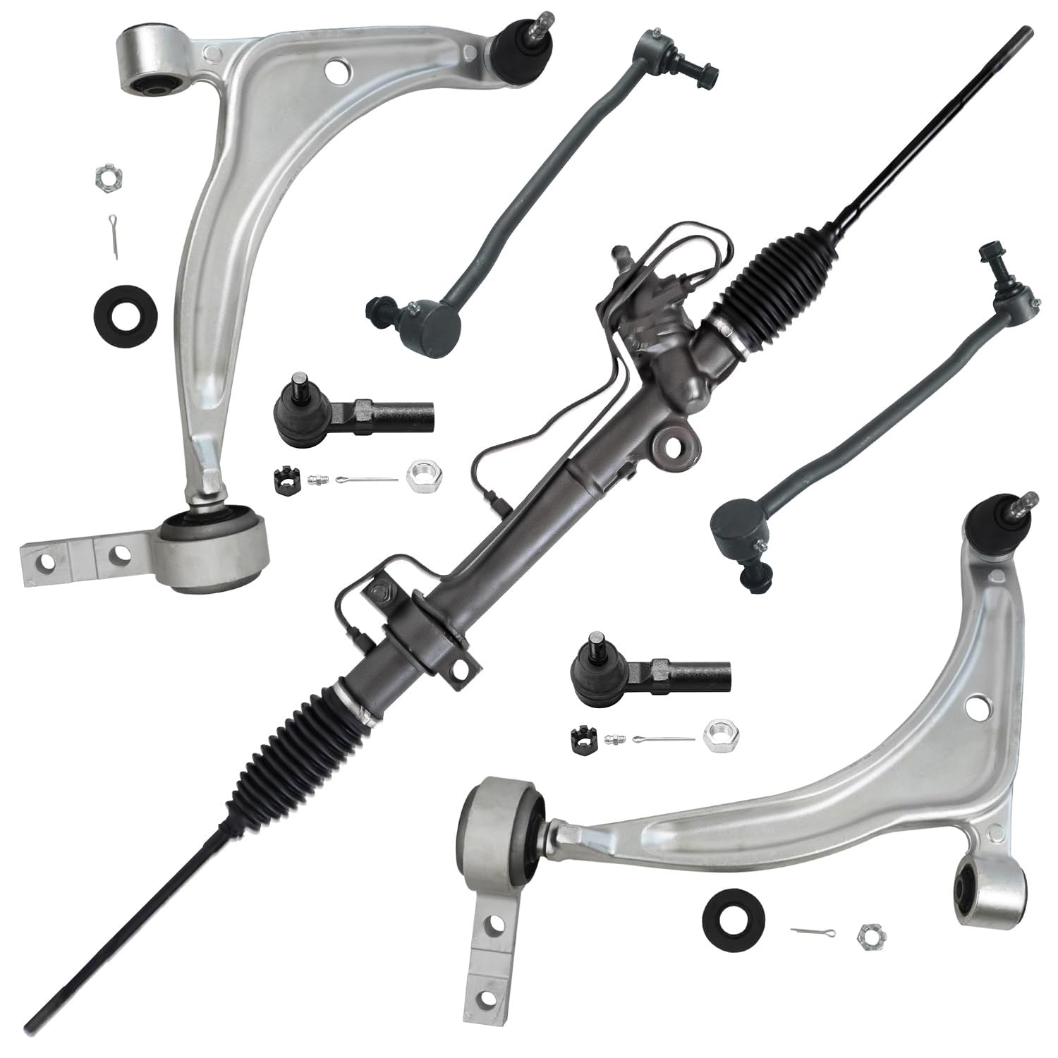 Detroit Axle - 7pc Front End Control Arms Kit for 02-06 Nissan Altima