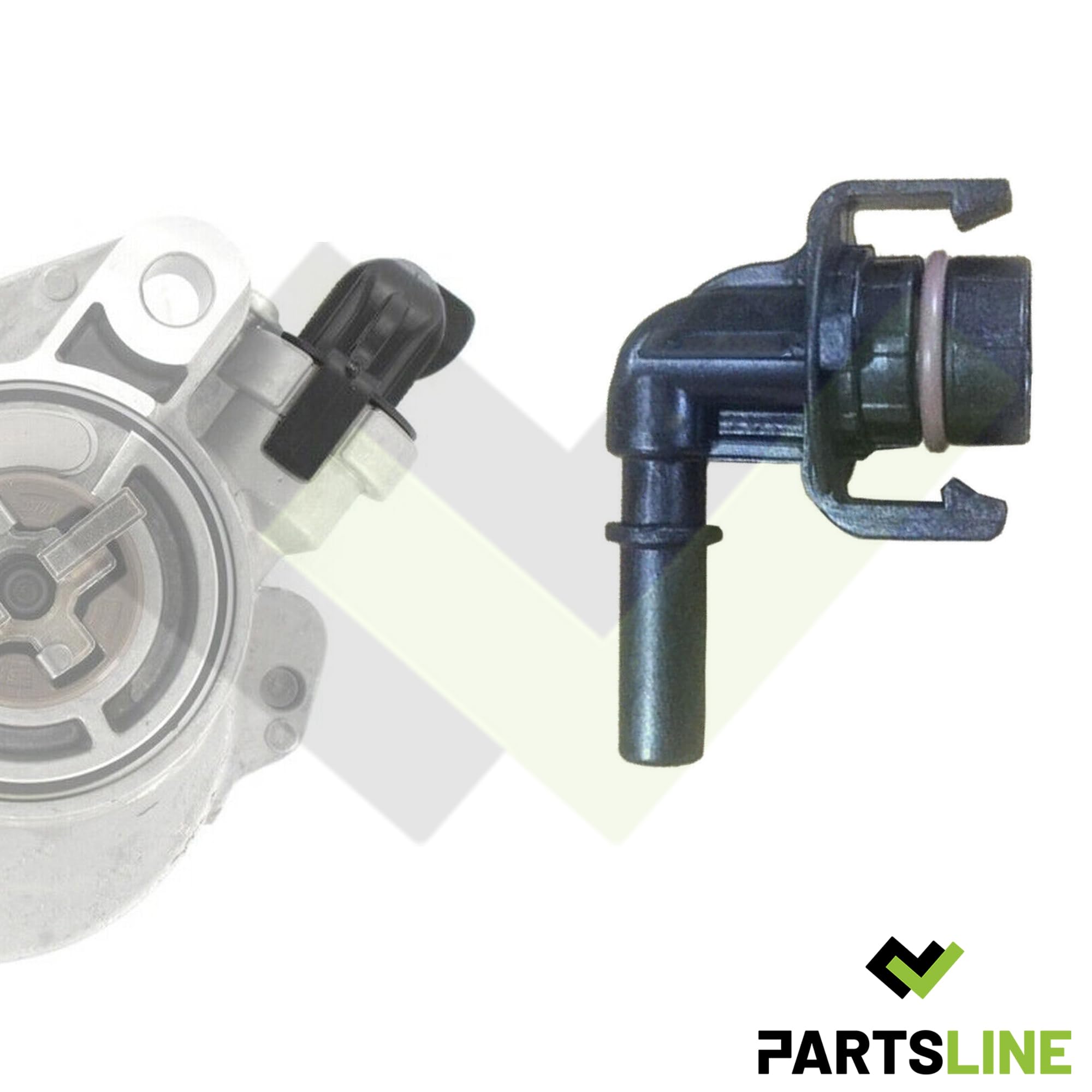 Partsline Raccord de Pompe à Vide de Freinage compatible avec les motorisations 1.6 D Multijet HDI TDCI MZ-CD - 9660058480 456570