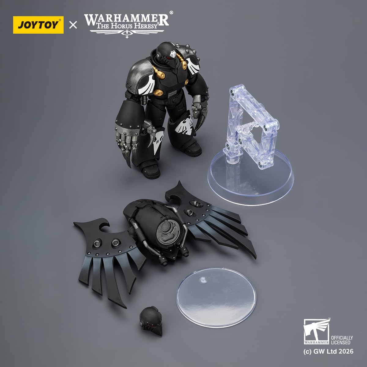 TOYVERSE JOYTOY Warhammer The Horus Heresy Raven Guard Dark Fury z błyskawicą skala 1/18 figurka figurka od 15 lat