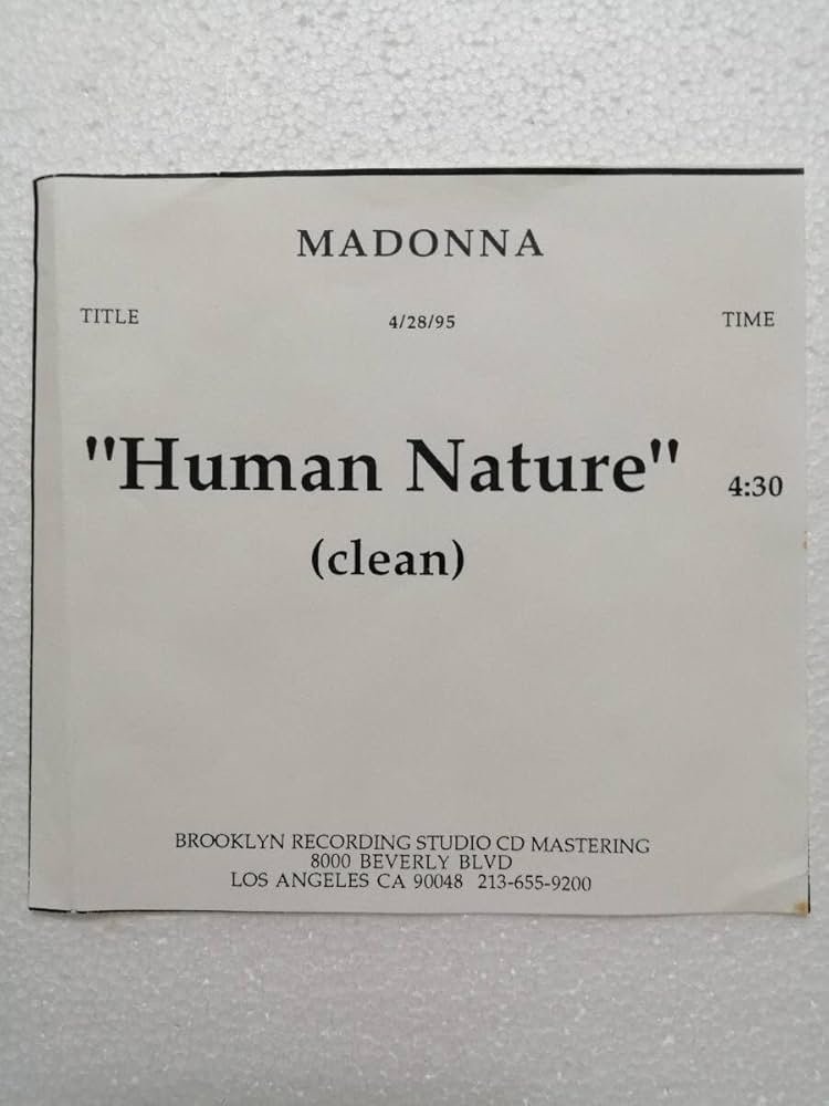 美盤　マドンナ　Human Nature　紙ジャケ仕様　EU盤 CDシングル 美盤 マドンナ Human Nature 紙ジャケ仕様 EU盤 CDシングル 美盤