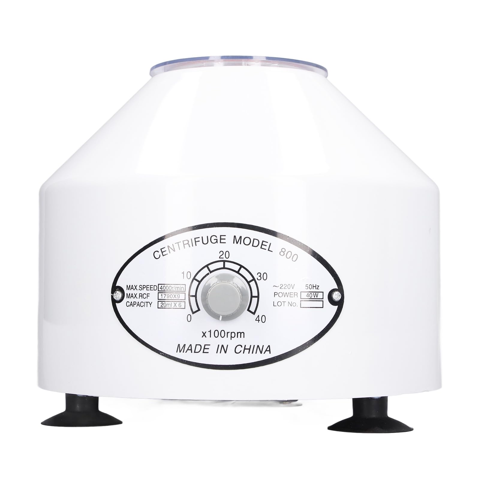 Máquina de Centrífuga de Laboratorio Benchtop Eléctrico de Baja Velocidad Rotor 4000rpm (EU enchufe 220V)