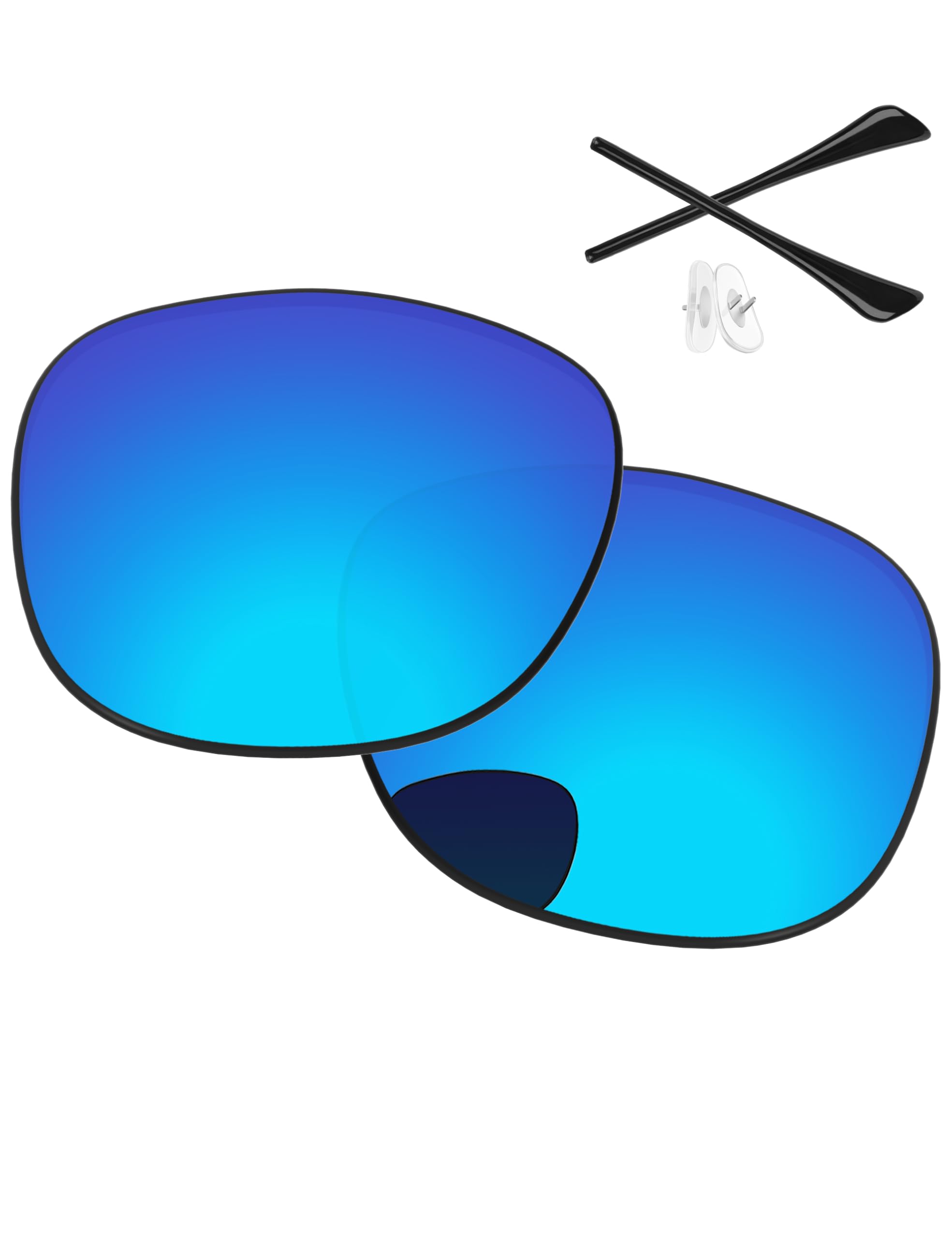 Lentes de repuesto compatibles con gafas de sol Ray-Ban RB3136 de 55 mm