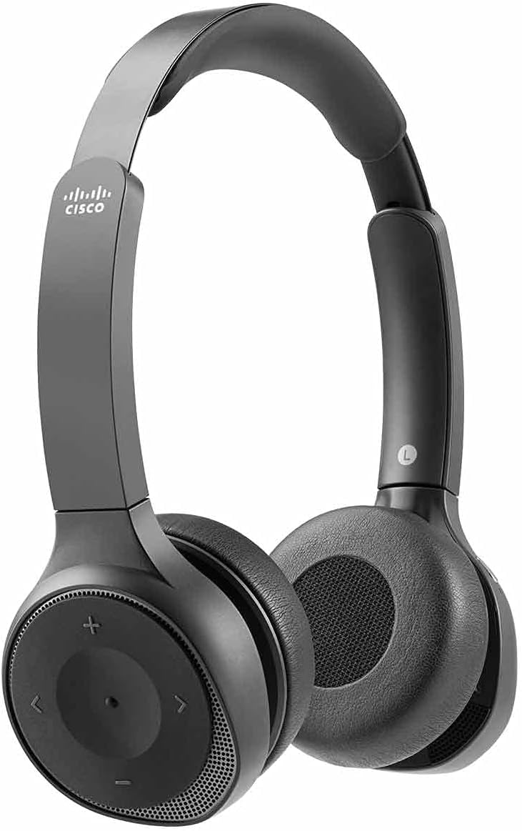 Headset 730, Wireless Dual On-Ear Bluetooth Headset with Case, USB-A HD Bluetooth Adapter, USB-A and 3.5 mm Cables, Carbon Black, 1-Year Limited Liability Warranty (HS-WL-730-BUNA-C)