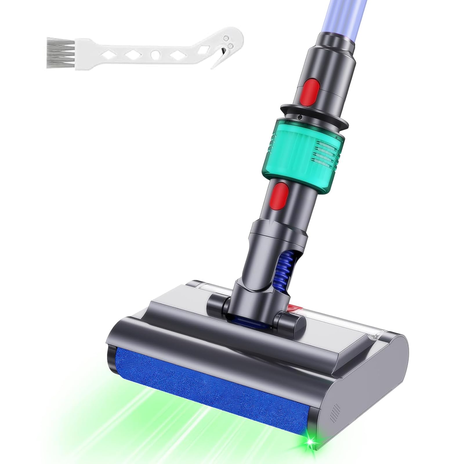 LIROPAU Cepillo Compatible con Dyson V7 V8 V10 V11 V15 Aspiradoras con Tanque de Agua Limpia y Sucia, para Suelos para Alfombras y Suelos Duros, LiberacióN Rápida (Viene con 1 Cepillo)