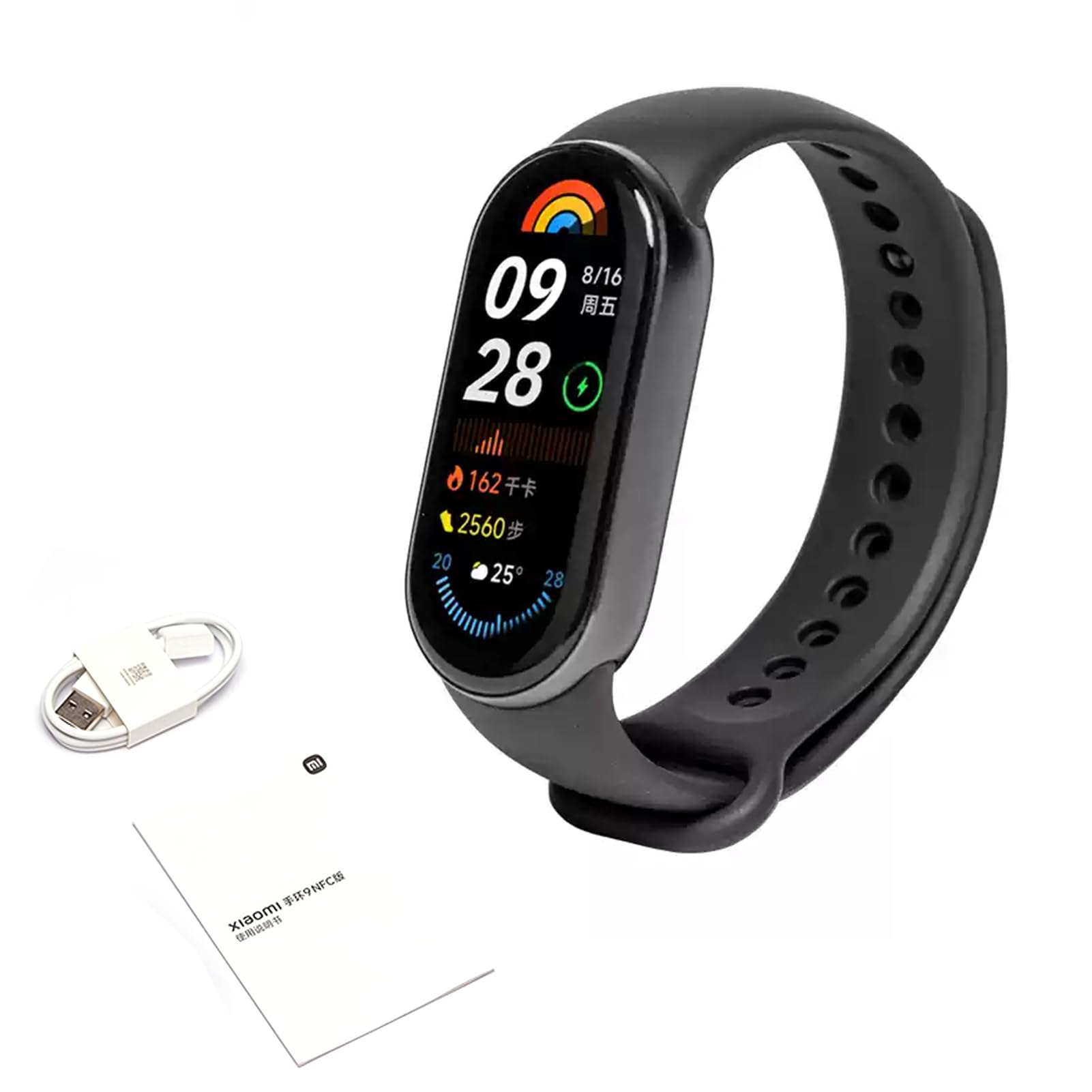 Eacam Smart Band 9 Pantalla de 1.62" Más de 150 Modos Deportivos para Mujeres y Hombres (Negro)