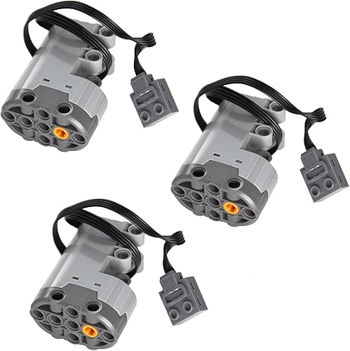 TEESE Juego de motor técnico de 3 piezas con servomotor, compatible con piezas Lego-Technic-Parts, MOC Project Replacement-Parts