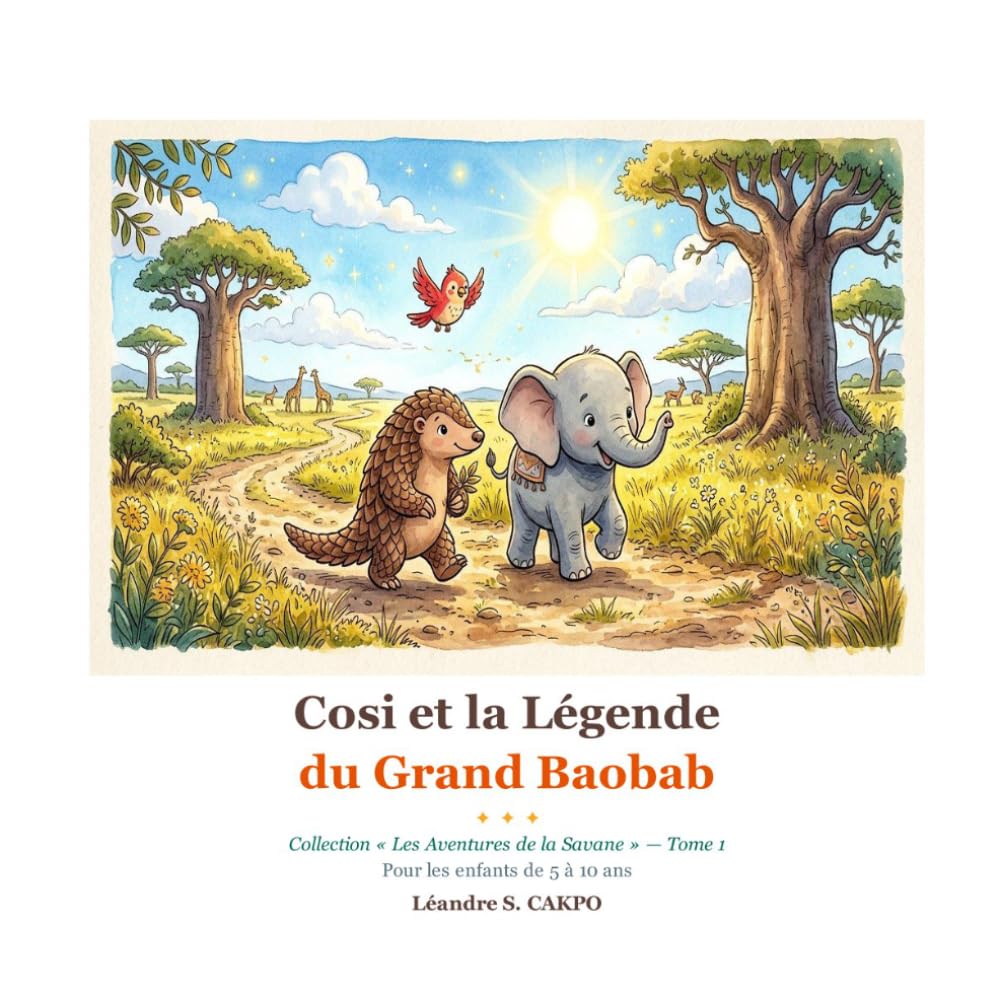 Cosi et la Légende du Grand Baobab: Une aventure de courage et d'amitié au cœur de la savane africaine — Série Les Aventures de la Savane, Tome 1