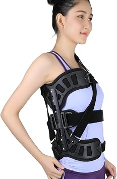 NICHOY Scoliosis Posture Correction Device,Fixed Correction Brace After Scoliosis, Adjustable Spinal Auxiliary Orthosis,Comfortable and BreathableA