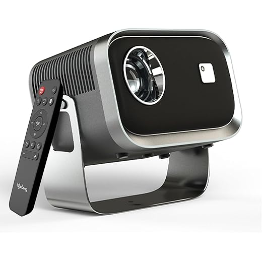 Lifelong Electronics Minipix Smart Projector | Android, 1080P HD & 4K Ultra HD Support | 4500 Lumens, 720p Native | for Room & Outdoors | All OTT Apps | WiFi/BT, Mirroring, USB, ARC, HDMI, Speakers