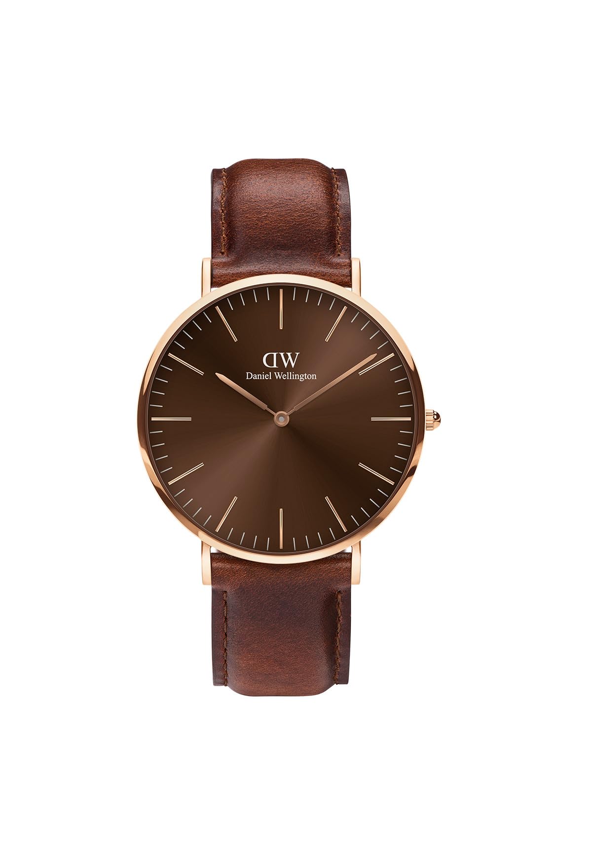 Daniel Wellington Leather Classic 40 St Mawes Brown Dial Men Analogue Watch, Brown Band (B0BRYDF3W8) Amazon Price History, Amazon Price Tracker