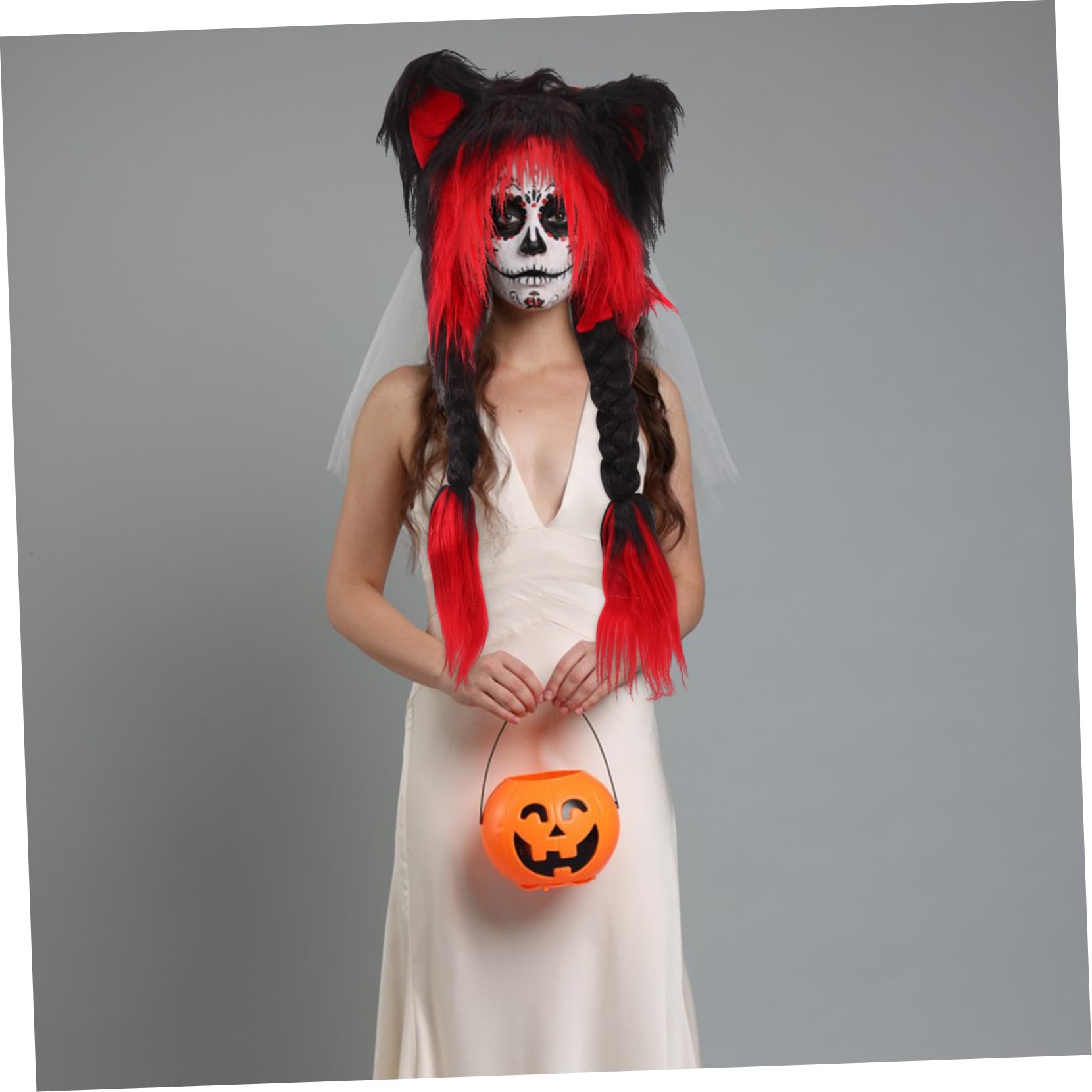 Didiseaon Gorro Peludo con Orejas de Gato Cálido y para Mujer Gorro de Peluche para Otoño Invierno para Cosplay Fiestas de Halloween y Protección Auricular