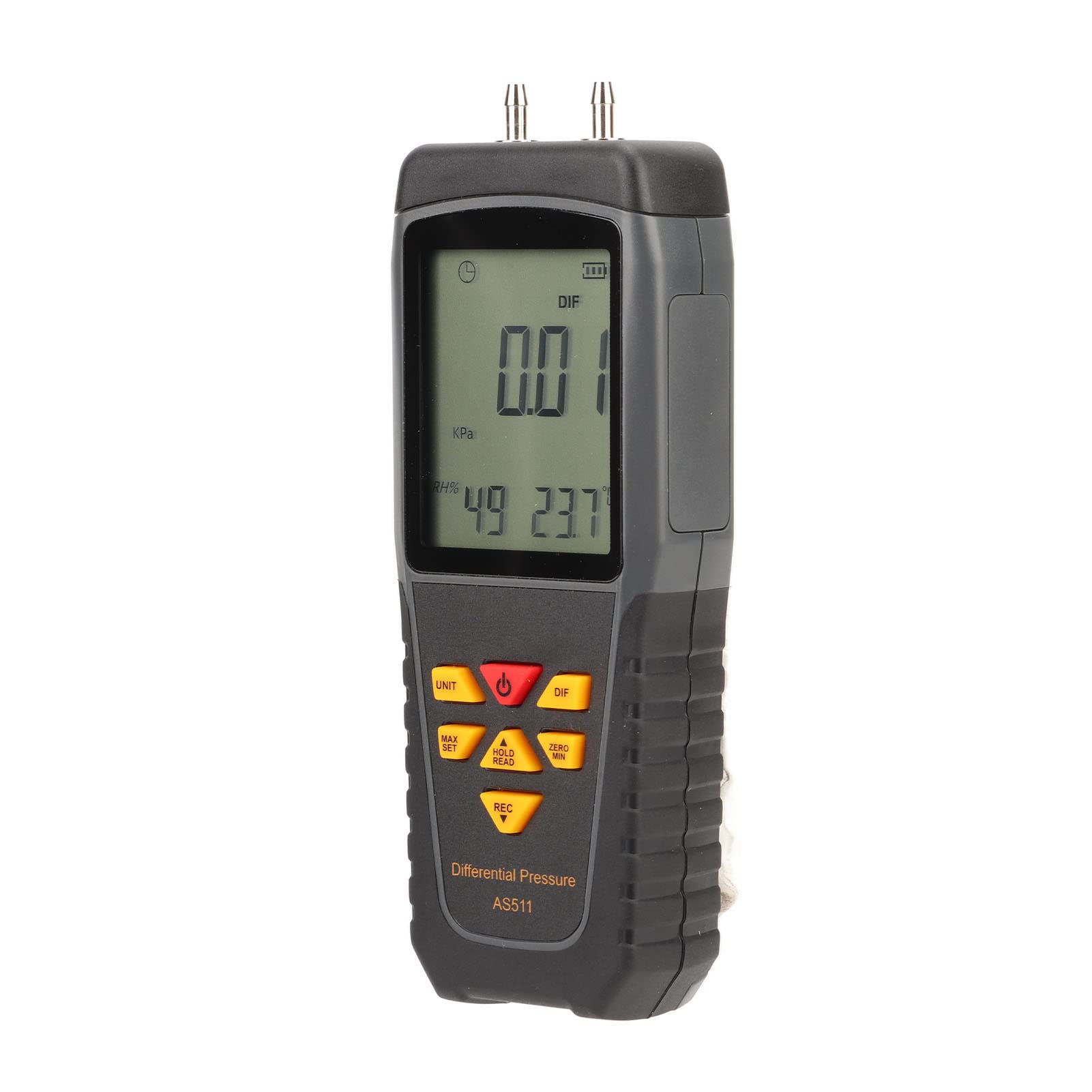 Probador de presión diferencial, medidor, Sensor Digital, mano inteligente para aire y gas con retroiluminación LED