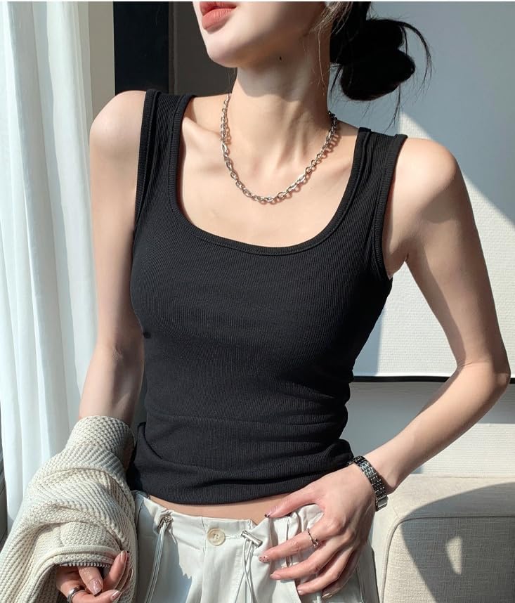 1 PCS Women's Vest - Sleeveless Multifunctional Sexy Suspender Wide Shoulder Strap Basic Fashion Casual Control Vest2