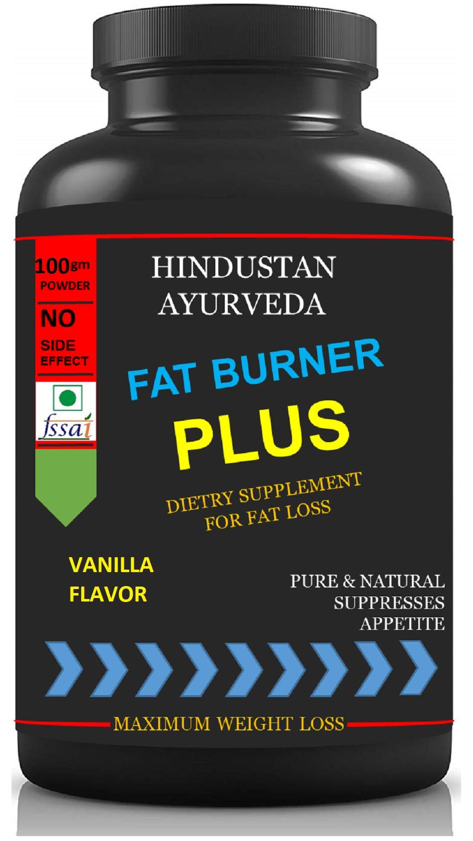 Fat Burner Plus | Fat Cutter Vanilla Flavor - 0.1kg Powder (Pack Of 1)