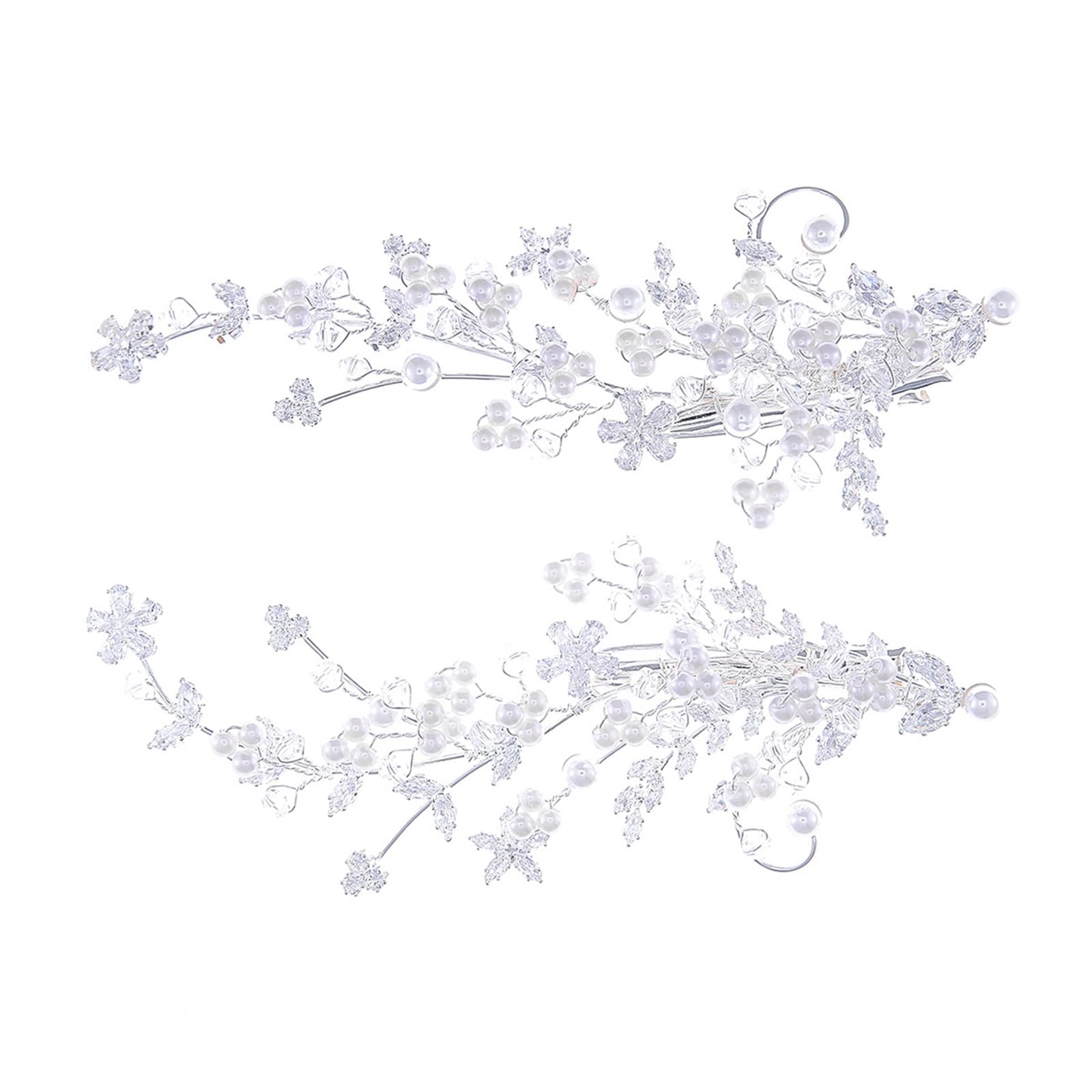 Molletta per capelli multiuso con perle, per varie acconciature, materiali ecologici, antiscivolo, per matrimonio, con perle