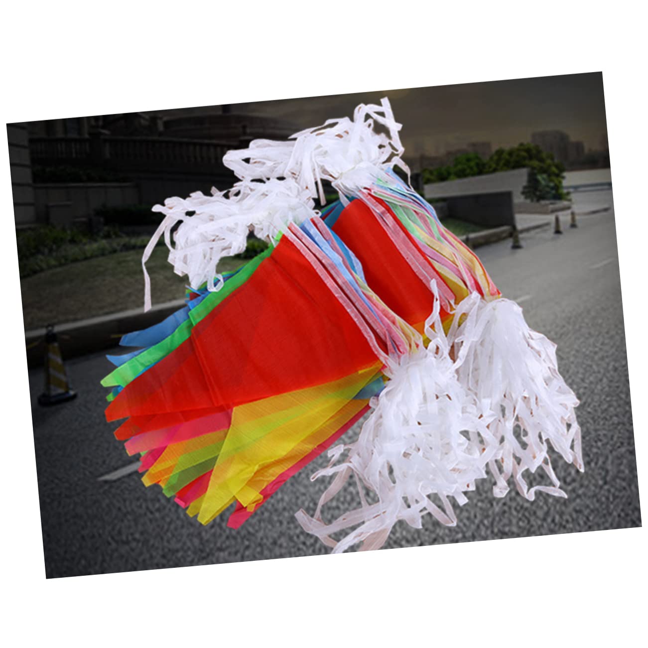 Kisangel 2sets 30m Wimpel Banner Flaggen Bunte Bunting Für Party Dekorationen 4packs * 2