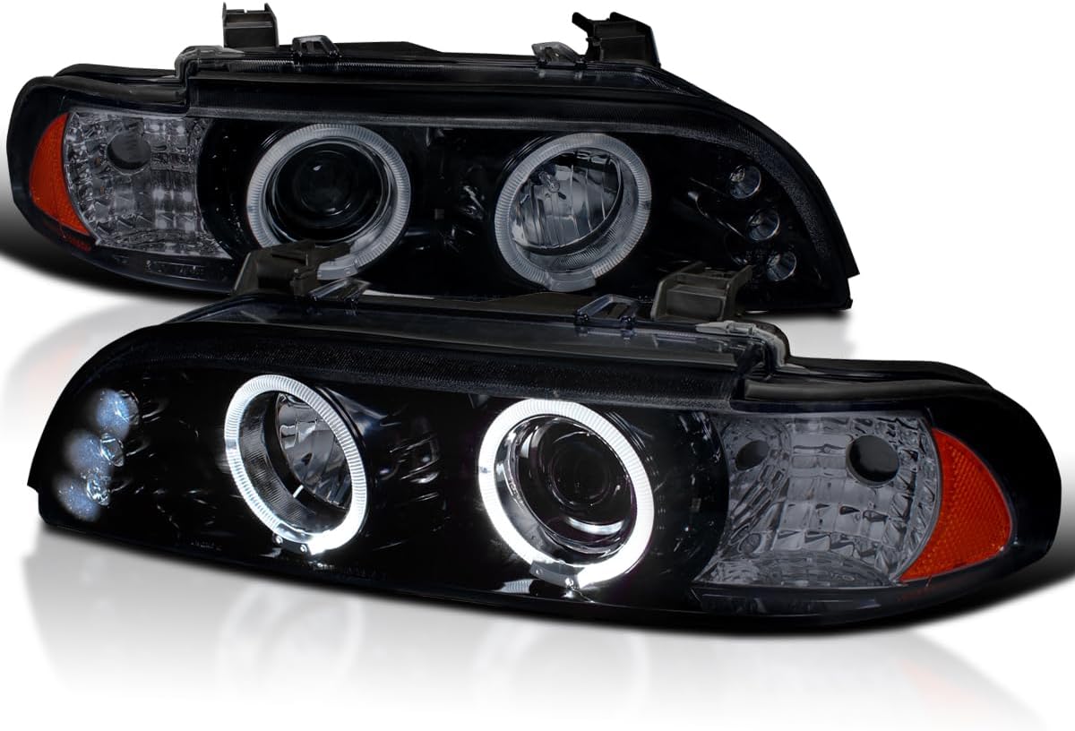 Amazon.com: DEPO Headlight Fit for 1997-2000 BMW E39 5 Series BMW E39 5 ...