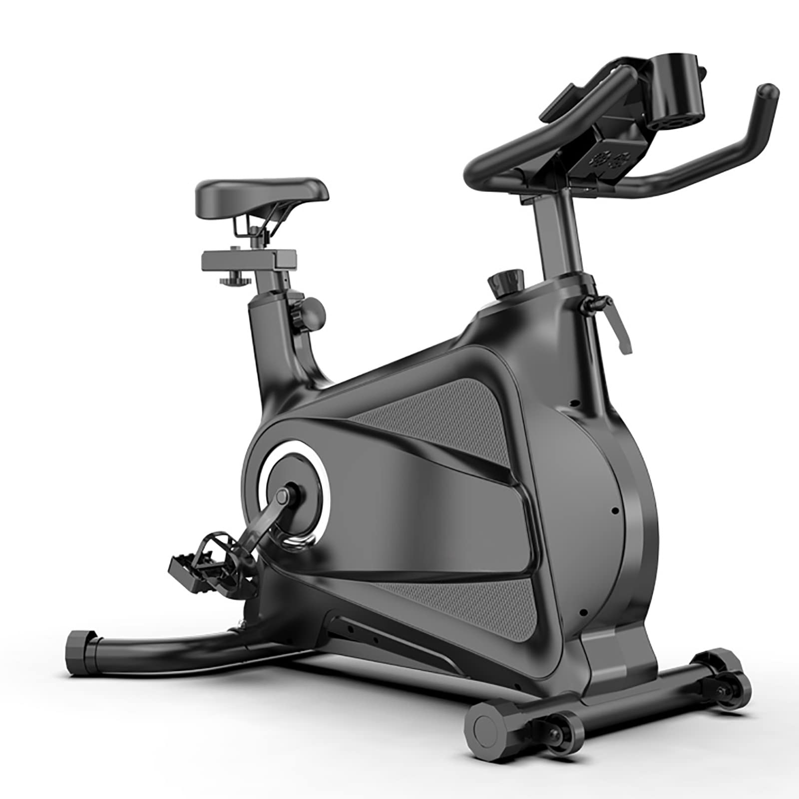 Rower stacjonarny Rower treningowy z napędem pasowym, Rower treningowy z napędem pasowym, Cichy rower treningowy do ćwiczeń w pomieszczeniu, Rower treningowy do jazdy na rowerze stacjonarnym