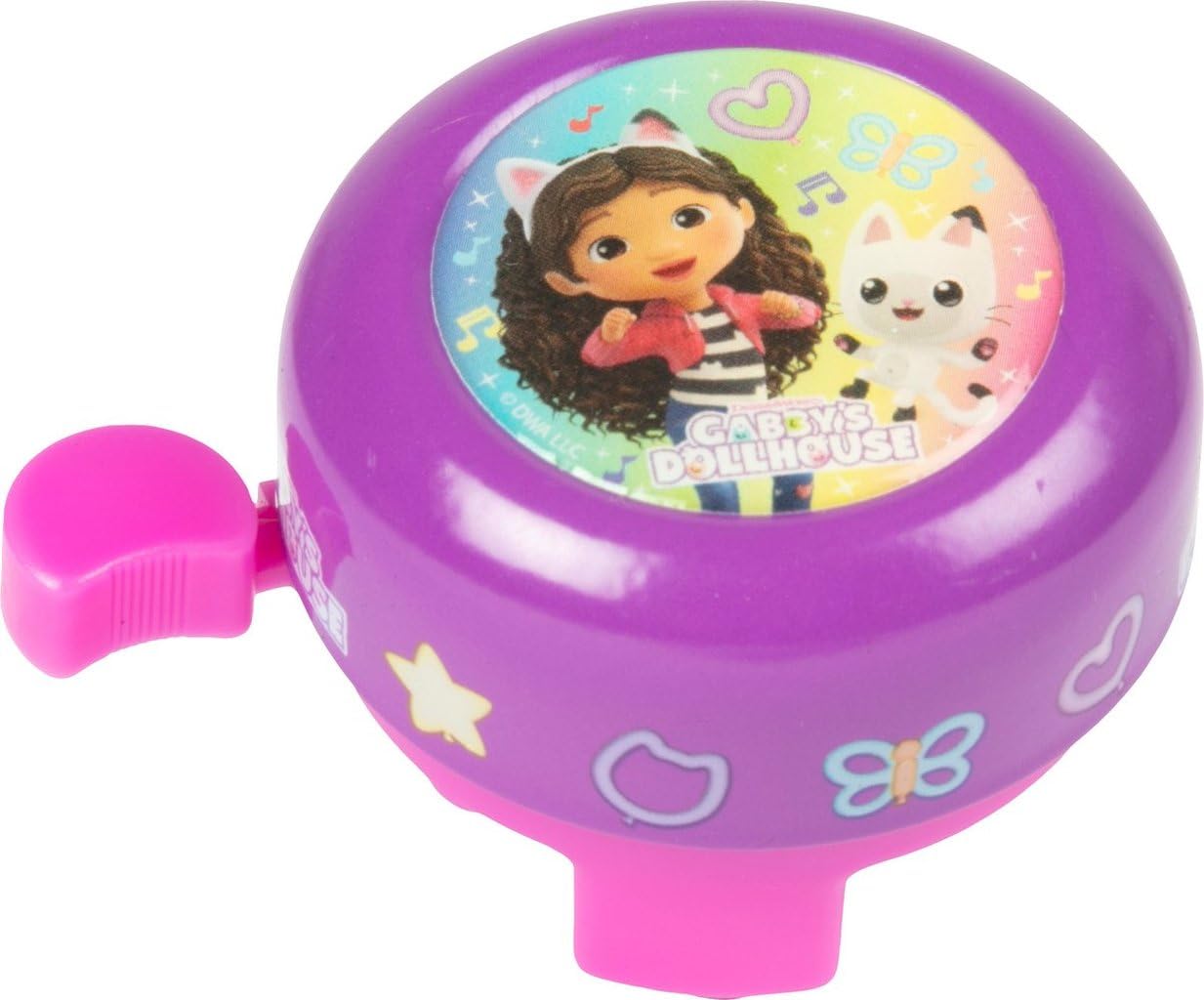 Campanello Metallo Gabby's Dollhouse Per Bici Bambini - Campanello Bicicletta Con Suono Chiaro, Design Colorato Con Personaggi Gabby, Montaggio Facile Su Manubrio