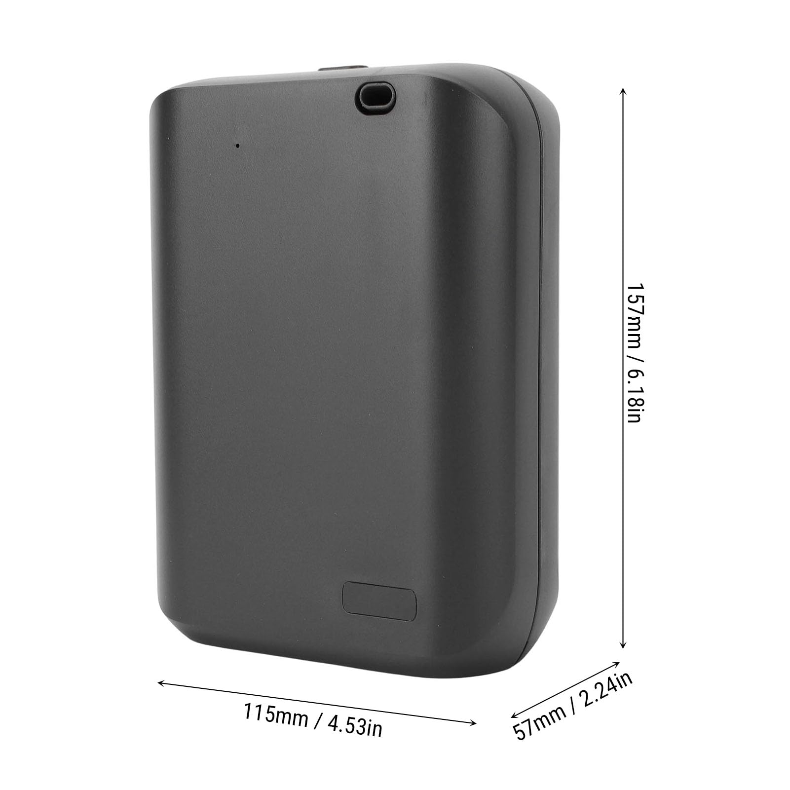 Asixxsix Diffuseur de Parfum Intelligent, 2152,78 Pieds Carrés, Contrôle par Application Murale, Diffuseur de Parfum pour Toute la Maison, sans Eau avec Fonctionnement Silencieux pour Hôtels, (Black)