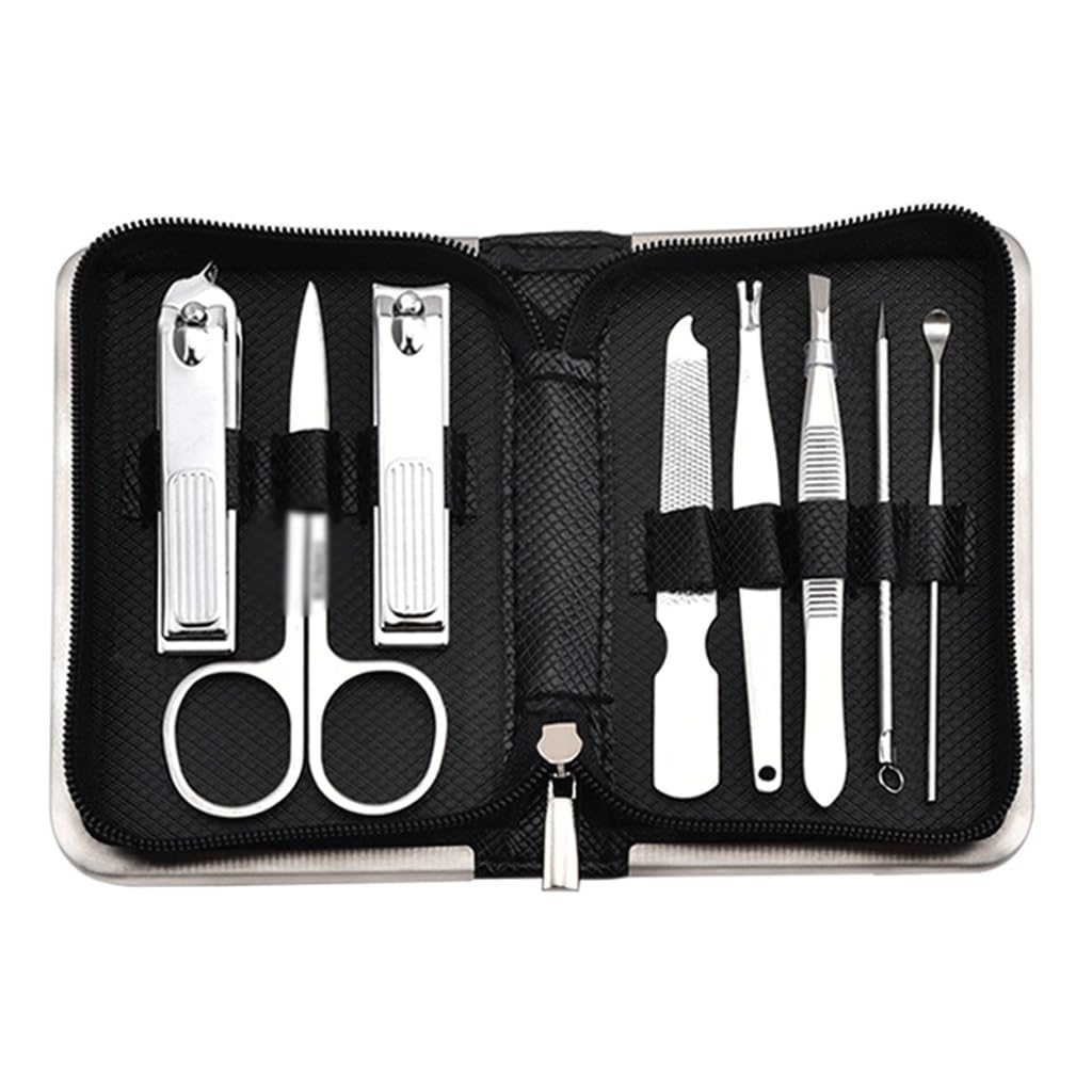 Nail Clippers 8-Piece Set Stainless Steel Nail Clipper Set Decoration Foot Household Tools