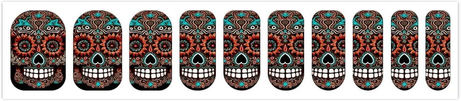 Nail Strips Bundle Full Wrap Long Lasting Nail Polish Strips Easy Application and Removal Salon Quality Self Adhesive Art Stickers for Women Gifts