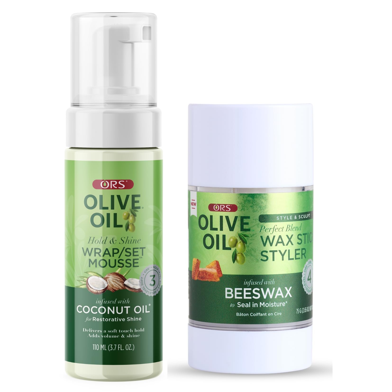 Amazon.com: ORS Olive Oil Wrap Set Mousse Mousse and Style