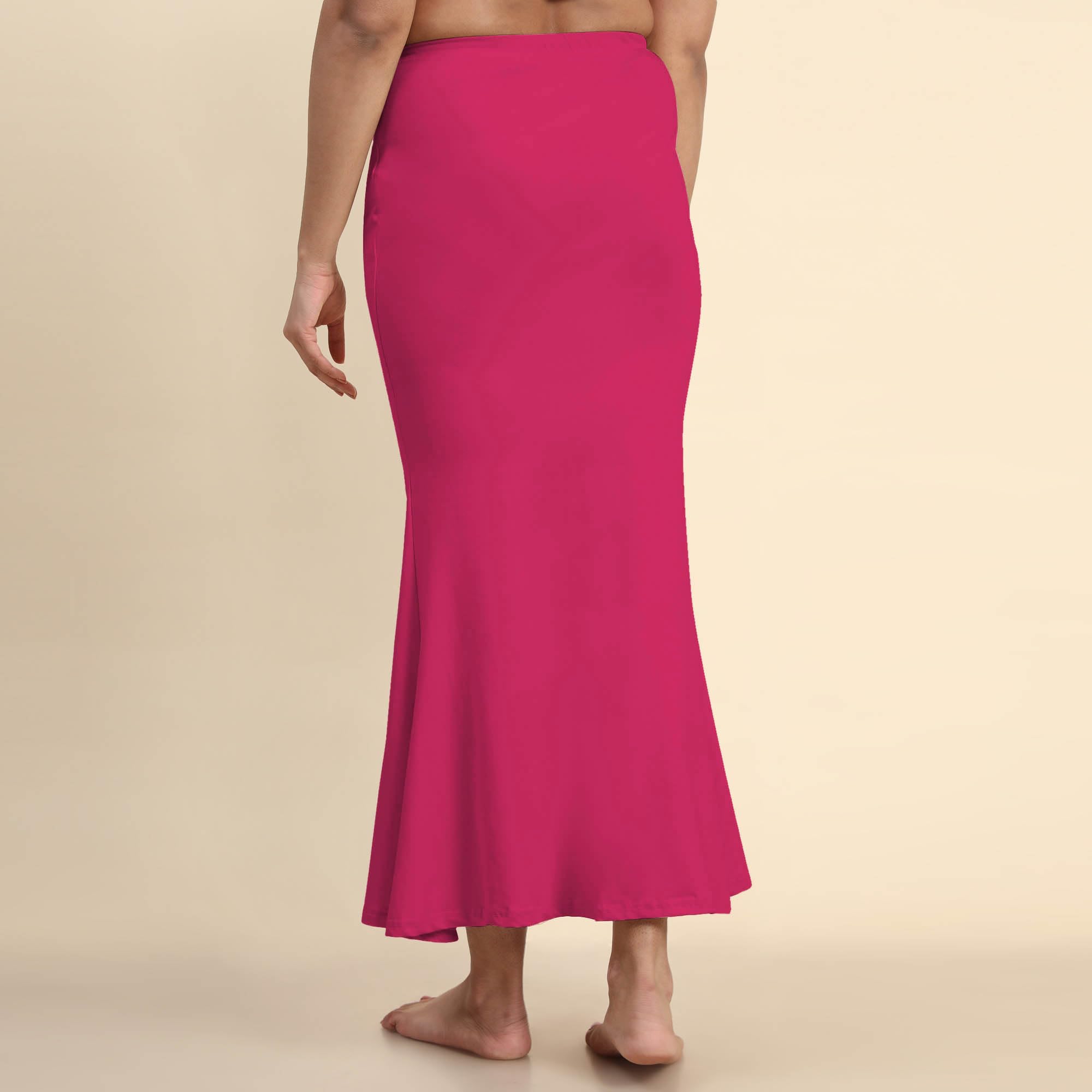 Jaanvi Fashion Women's Lycra Fishcut Saree Shapewear,Petticoat,Skirt, Comfortwear