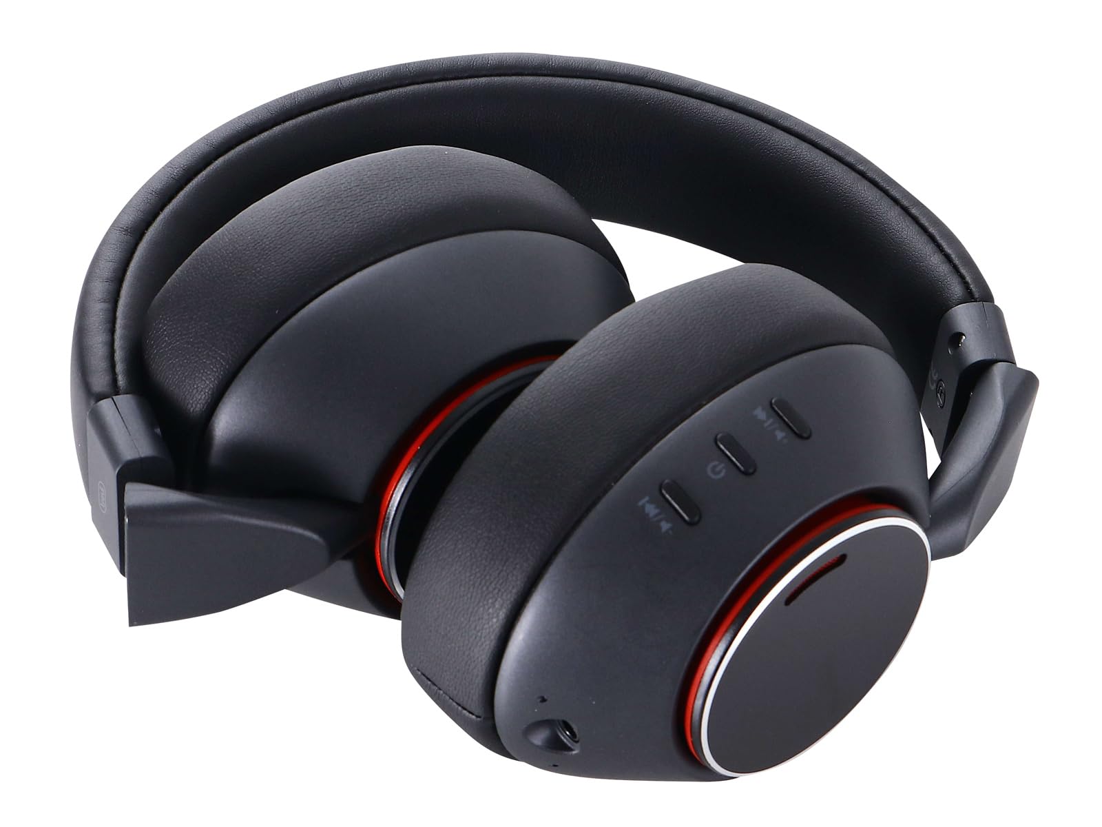 Trevi DJ 12E90 ANC Casque DJ Hi-FI Bluetooth avec Circuit ANC pour réduction du Bruit extérieur, Coussinets Confortables en Cuir Souple, Bandeau réglable, autonomie Environ 25 Heures