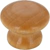 Richelieu Hardware BP178151 Bourgogne Collection 1 78-inch 47 mm Natural Maple Eclectic Cabinet and Drawer Knob for Kitchen, Bathroom, and Furniture