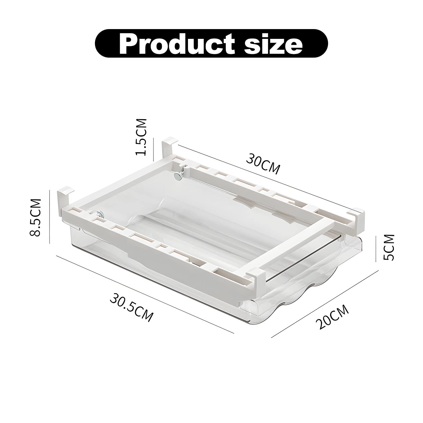 Organizador de Huevos con Cajón para Refrigerador Caja para Huevos Transparente con Cajón Extraíble Dispensador Automático para Hasta 21 Huevos Ahorra Espacio en PET