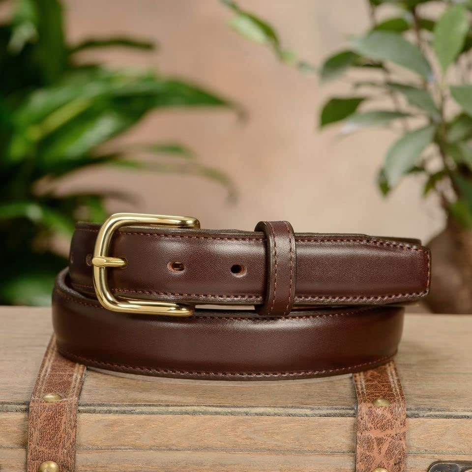 Bullhide Belts Mens Leather Belt for Casual Dress, 1.25" Wide - Image 3