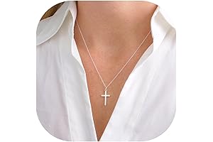 18K Gold Plated Cross Necklace: Elegant Faith Symbol for Women