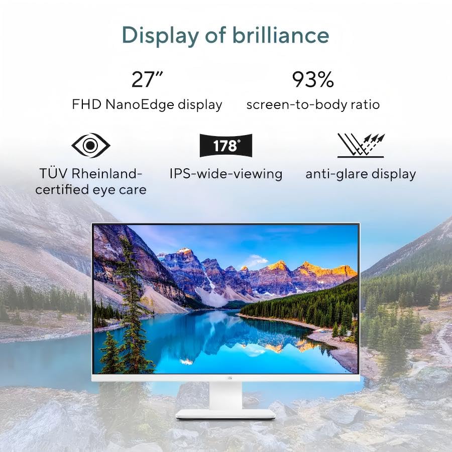Image of ASUS 27 inch Touchscreen All-in-One Desktop Computer, Ryzen AI 7 350, 32GB RAM | 2TB SSD, Copilot+ AI PC w /50 TOPS NPU, Windows 11 Pro, AMD Radeon 860M, FHD IPS Display, WiFi 6, BT 5.4, Wireless KB & Mouse