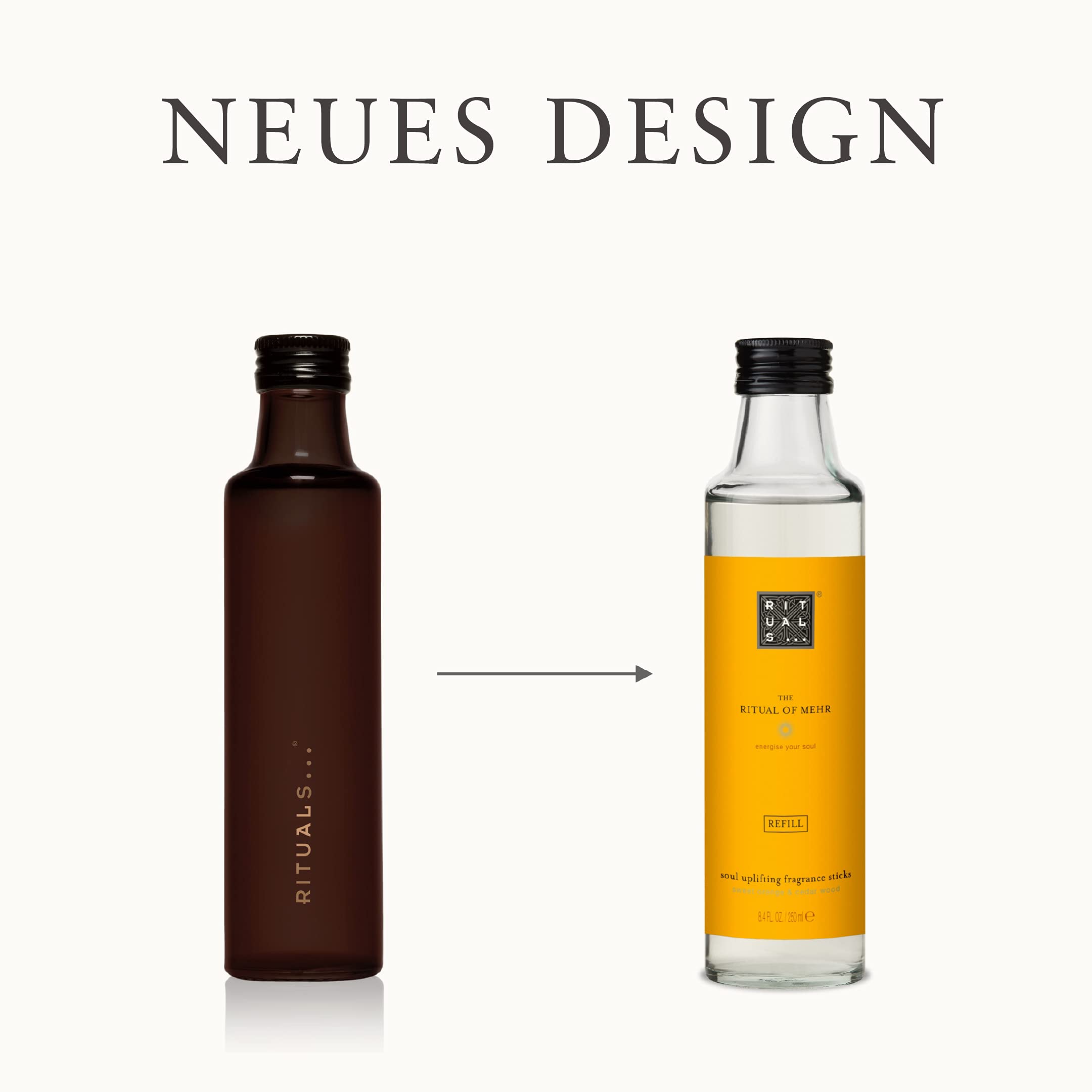 Rituals Refill Fragrance Sticks Duftstäbchen Nachfüllpackung aus der Ritual of Mehr Serie, Duft von Zedernholz, Süßorange und einem Hauch wärmender Gewürze, 1107168