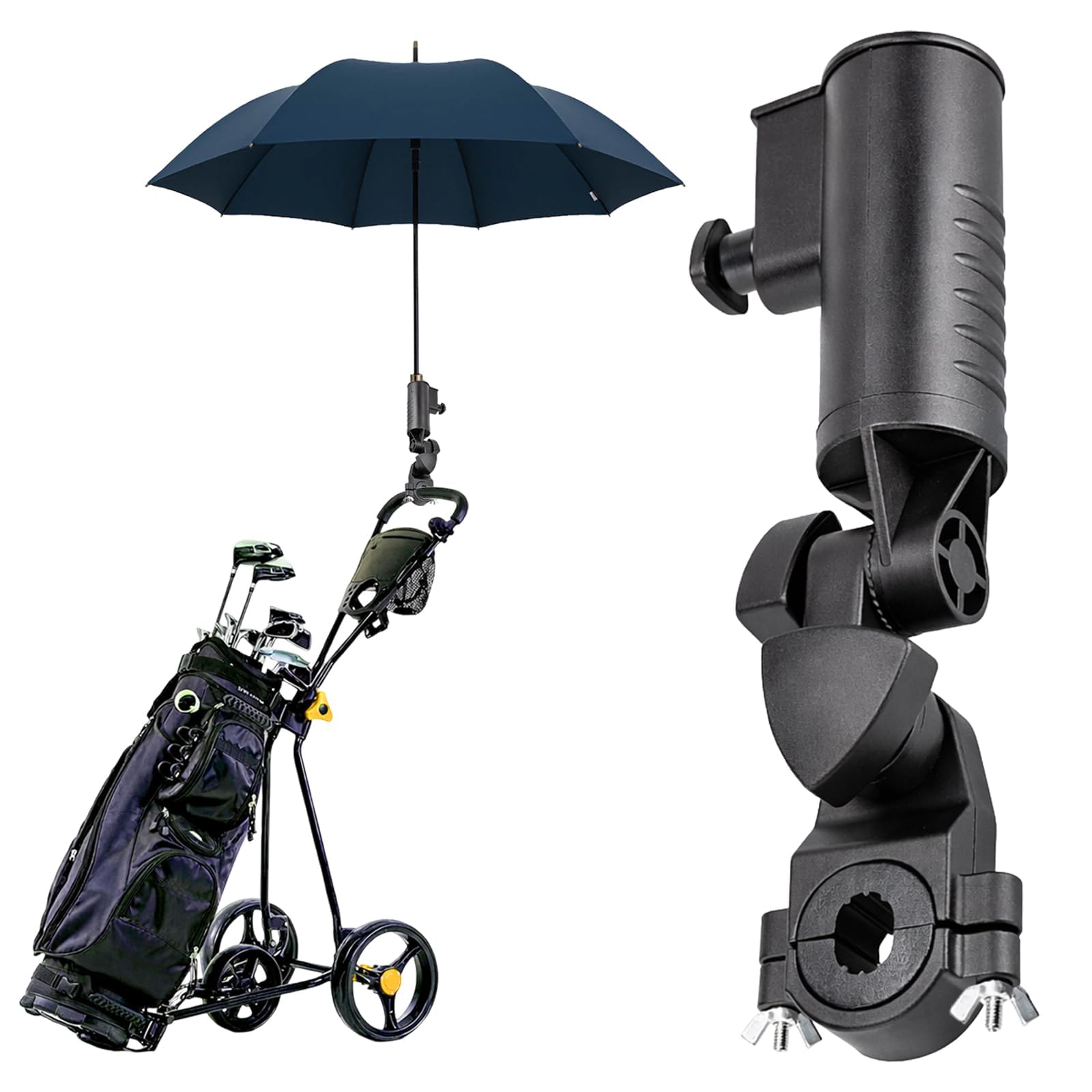 Soporte universal para paraguas 15 mm 25 mm 30 mm 38 mm para carrito de golf bicicleta cochecito