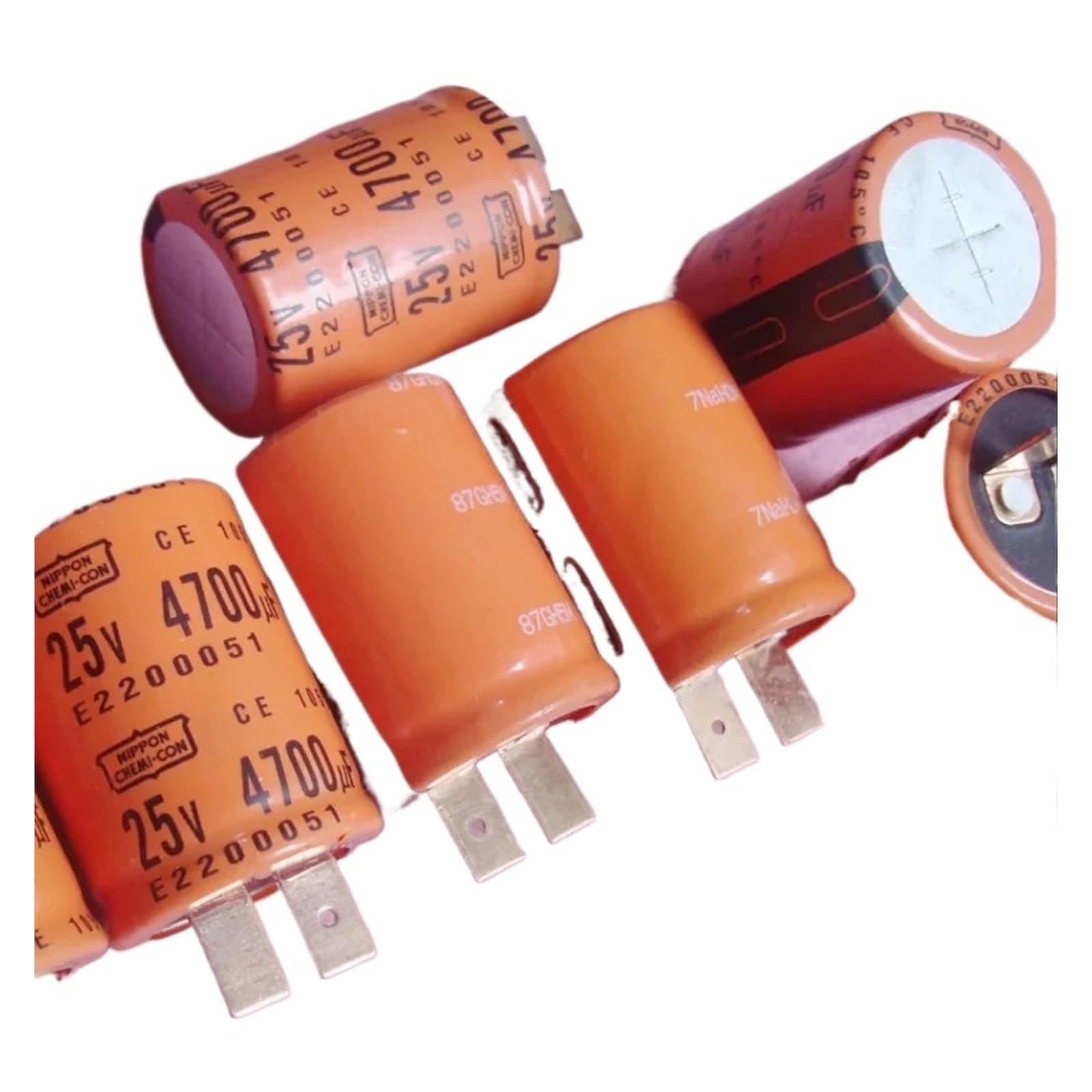 BALYDLUL 2pcs 3900UF 4700UF 6800UF 33000UF 25V 40V 80V 100V capacitor(6800uf 80v 35x65)