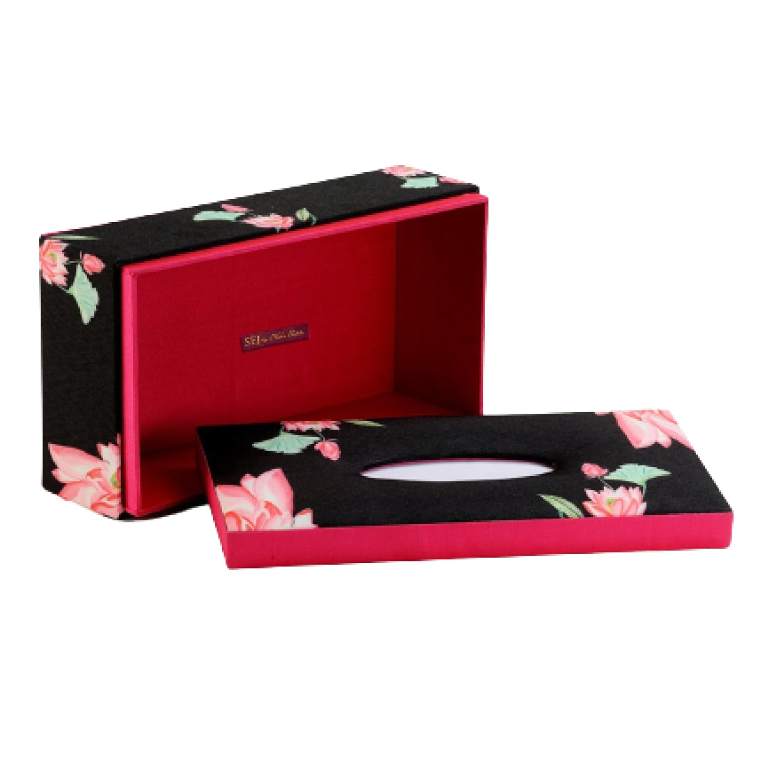 SEJ by Nisha Gupta Tissue Paper Box Holder | Tissue Box for Gifting, Office Desks, Cars & Home Decor | Tissue Holder Dining Table | Handcrafted Rectangular Napkin Holder | Tissue Paper Holder