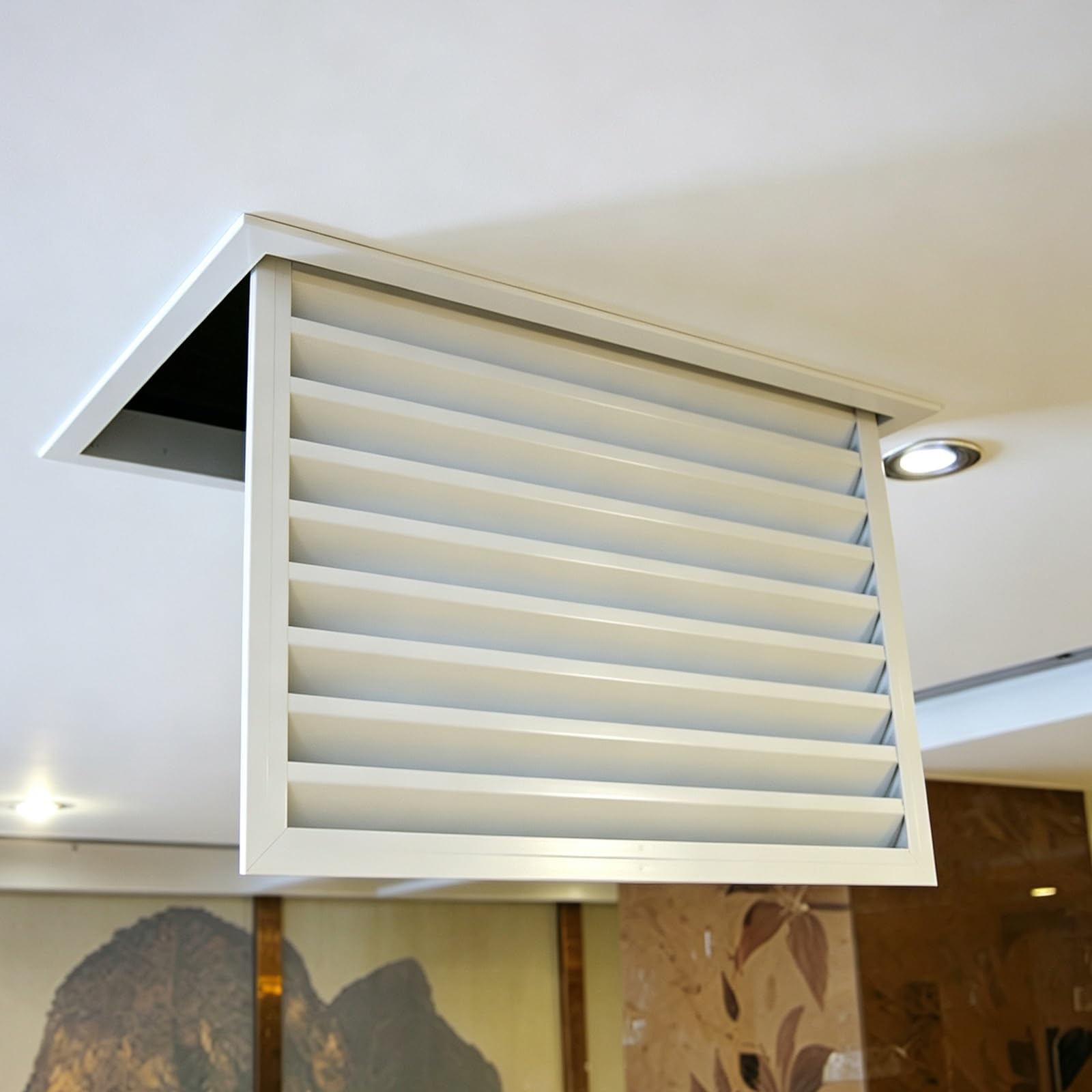 Rejilla con Filtro para Retorno De Aire HVAC Personalizable | InstalacióN En Techo O Pared Lateral, Con Filtro ExtraíBle Y FáCil Mantenimiento(10x16"/25.4x40.6cm)
