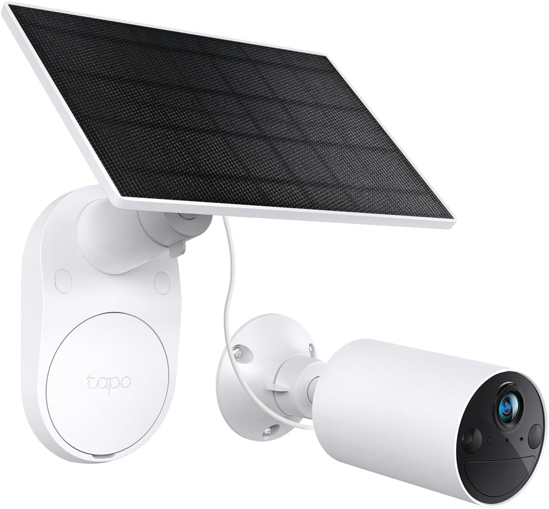Tapo C410 KIT 2K(3MP) Caméra de Surveillance WiFi Extérieure sans Fil Solaire, IP65 Etanche