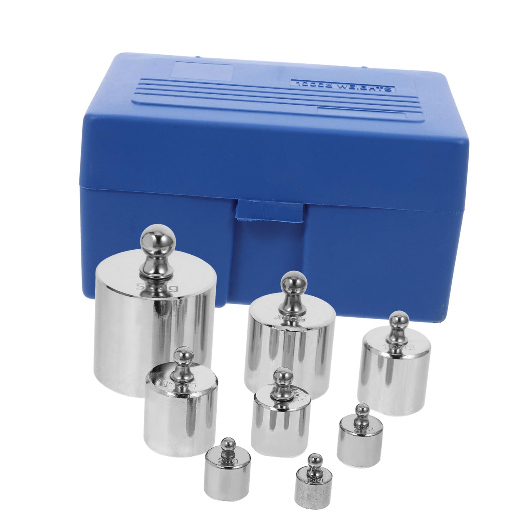 MUCKLILY Industrial Measure Tools Calibration Weight Case Scale Tweezers for Use