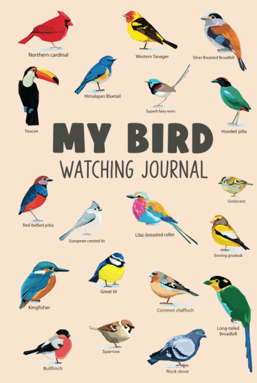 My Bird Watching Journal: A Birdwatching Log Book for Birders & Bird Watchers (Gift Idea for Kids, Teens and Adults)