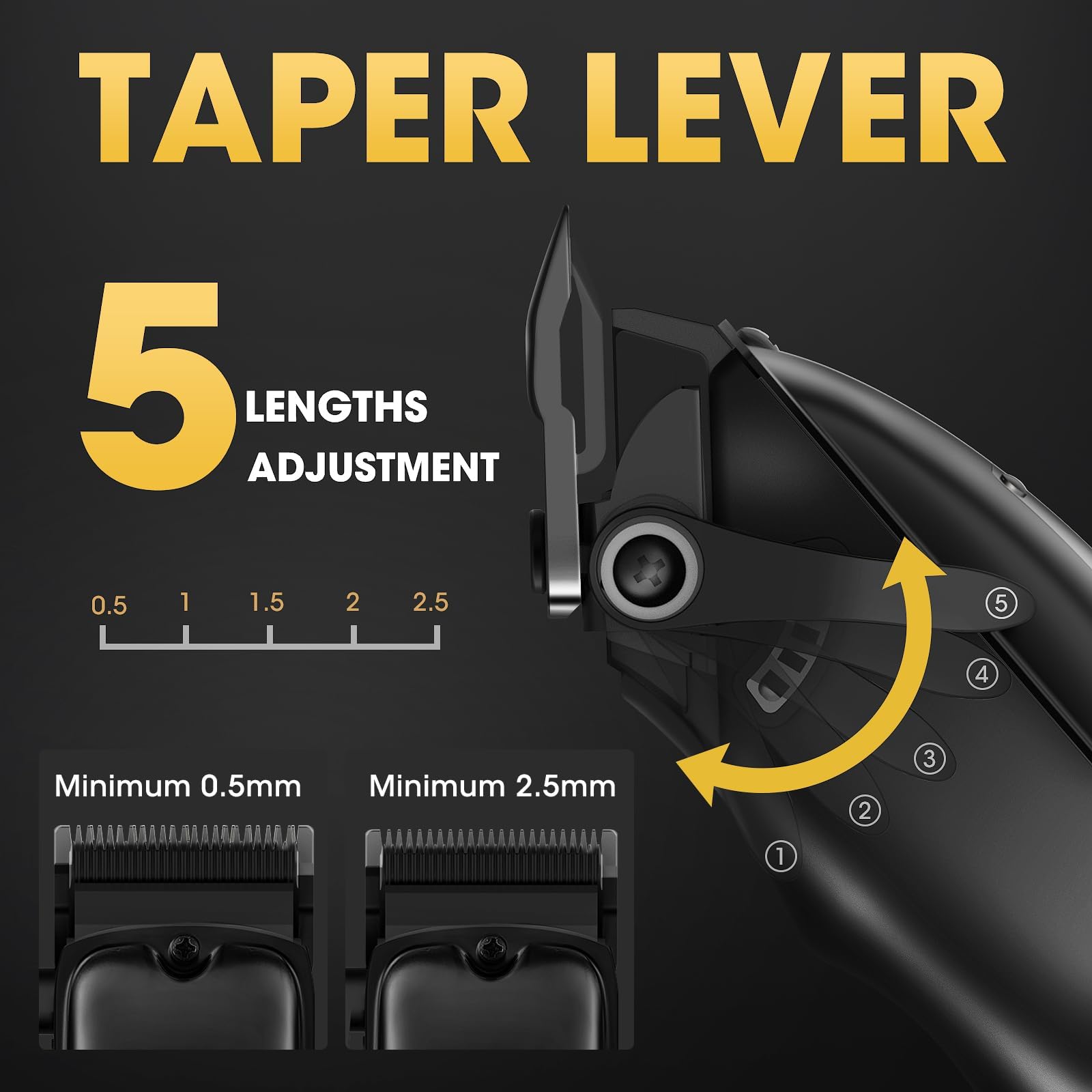 Dumite Tagliacapelli 4 in 1 da uomo, tagliacapelli professionale a T, rasoio elettrico, rasoio per peli del naso, senza fili, display LCD, kit per la cura
