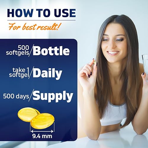 Miniatura 3 de Vitamatic Vitamina D3 10000 UI (250 mcg) - 500 cápsulas blandas (a base de aceite de oliva), sin OMG, sin gluten en mini cápsulas blandas prensadas