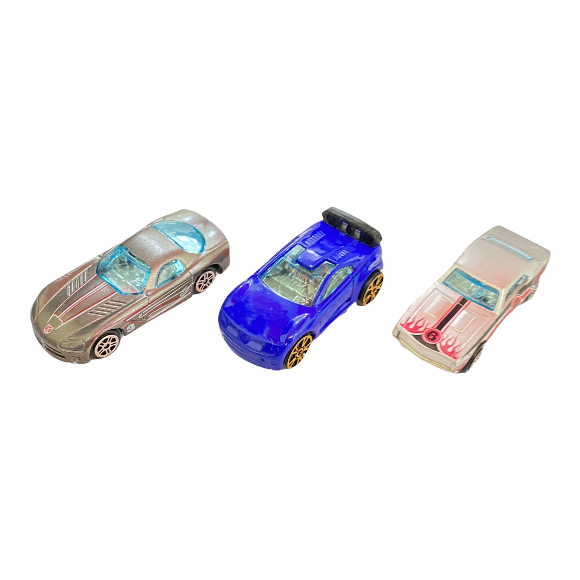 G.FIDEL Mini Cars for Kids-Assorted Die-Cast Metal Cars (Multi-Colors) Randon Design (3 pcs Set)